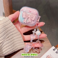 【In Stock】For HOCO EW51 Casing Case Soft Silicone Earphone Case DIY Cute Cat