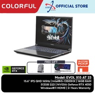 COLORFUL EVOL X15 AT 23 GAMING LAPTOP ( I5-13500HX 16GDR5 512SSD / RTX 4050 / 15.6" QHD 165Hz/ WIN11