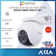 Camera 3 mắt Ezviz H80F 2K+ 4MP x3 quay màu ban đêm theo dõi người/ phương tiện đàm thoại 2 chiều