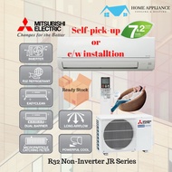 Mitsubishi Air Conditioner 1HP ~ 2.5Hp Non Inverter R32 Aircond JR Series 三菱冷气机 Penghawa Dingin Installation Pickup