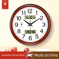 jam dinding aesthetic jam dinding Jam Dinding Kuarsa Kalendar Moden dan Sederhana Polaris