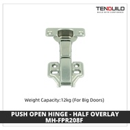 Tenbuild Push Open Hinge - Half Overlay MH-FPR208