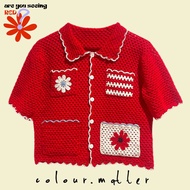 (Pre Order 3-4 สัปดาห์) COLOUR MATTER l Quarter Crochet Top