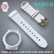 (แถมไขควง‼️)สายนาฬิกา Baby-G รุ่น BGA-130BGA-131BGA-132BGA-133 ของแท้100%