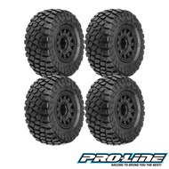 Proline 10123-13 BFGoodrich Baja T/A KR2 SC 2.2"/3.0" M2 (Medium) 4 pcs Tires Mounted On Renegade Black Wheel # 1012313