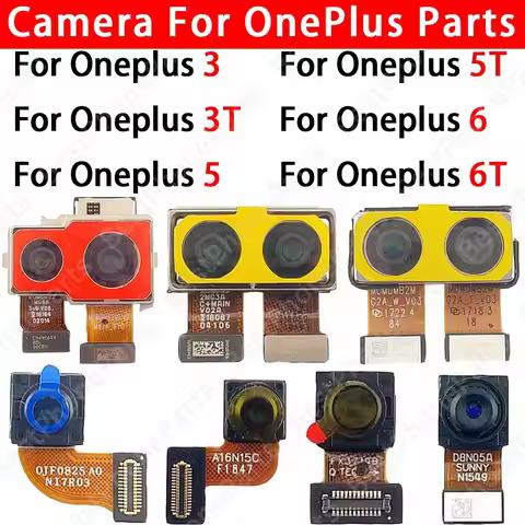 Front Selfie and Rear Back Camera For OnePlus (1+) 3 3T 5 5T 6 6T Main Facing Camera Module Flex Cab