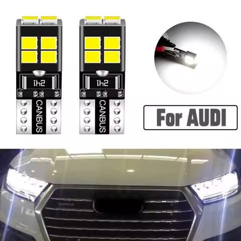 2pcs LED Clearance Light Parking Bulb Lamp W5W T10 194 Canbus For Audi A3 8L 8P 8V A4 B5 B6 B7 A6 C5