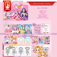 Buku mainan Busy Book Quiet Book Dress Up Disney Princess Elsa Frozen Sticker Book Besar