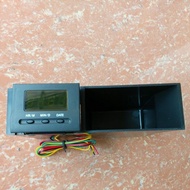 Digital time clock dashboard clock for old toyota avanza car + Mounting Housing 2008/2009/2010/2011 