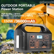 36000mAh 150W Portable Power Station 220V Power Bank Supply Outdoor Camping Campervan Drone RV Exter