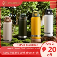 Insulate Tumbler Stainless Steel Vacuum Flask Sport Water Bottle 1000ml 1500ml