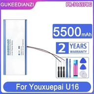 5500Mah PR-316578G Laptop Battery For Youxuepai U16 Reliable Power