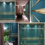 [readystock]✴✺✽Wainscoting Solid Gold Fiber Pvc