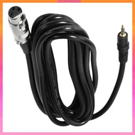 [Kloware2] 1.6ft Mic Cable Patch Cords - XLR Female to TRS Male 3.5mm Black Microphone