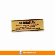 Stickers, Criminal Warning Stickers, Waterproof Stickers, Stickers