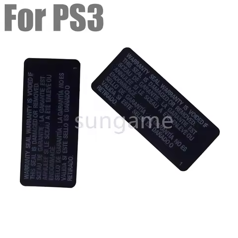 500pcs For Playstation 3 PS3 Console Label Seals Host Housing Shell Sticker