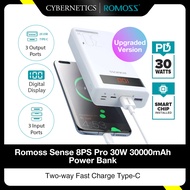 Romoss 30000mAh Powerbank Original Fast Charging PD Portable Charger Phone Battery Portable Source