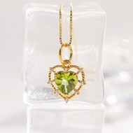 925 silver necklace plated with gold elpis heart lucky feng shui udumbara