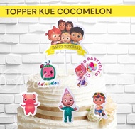 Topper COCOMELON / Hiasan Kue Cocomelon