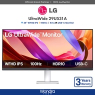 [FAST SHIP] LG UltraWide 29U531A | 29'' WFHD | IPS | 100Hz | 5ms | USB-C Monitor (29U531A-W)