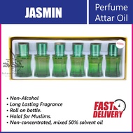 JASMIN - Perfume Attar Oil - (6 x 6ml)