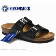 Birkenstock Boken aizona lelaki/wanita klasik kayu lembut hitam berkilat sandal pantai kasut kasut k