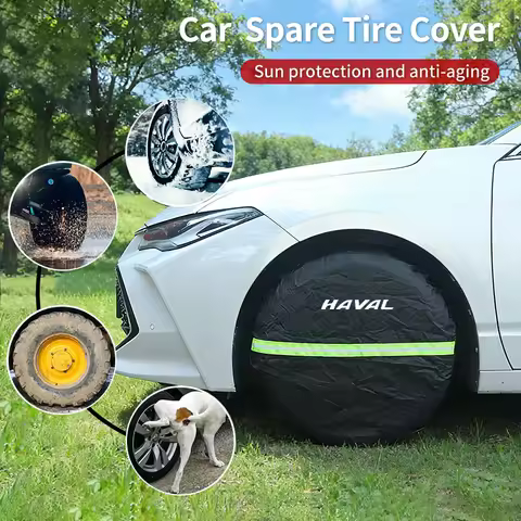 4PCS Taffeta Car Tire Covers Waterproof Dustproof Storage Bags Set For Great Wall Haval F7 H6 H2 H3 