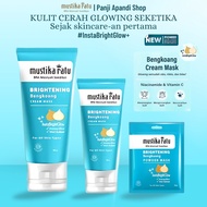 Mustika Ratu Jicama Mask 125gr / 60gr / 15gr, Cream Brightening Facial Mask & Skin Cleanser