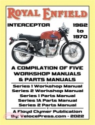 ROYAL ENFIELD 750cc INTERCEPTOR 1962 to 1970 WORKSHOP MANUALS &amp; PARTS MANUALS COMPILATION - ALL MODELS