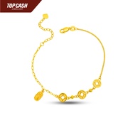 Top Cash Jewellery 916 Gold "Auspicious" Ancient Coin Bracelet
