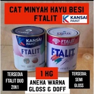 Cat Minyak Kayu dan Besi FTALIT Variasi Warna Asli Pabrik Kansai Paint