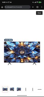 TCL QLED 4K TV 50" Google TV 50C61B