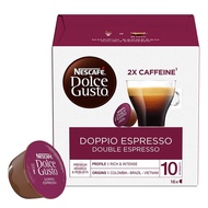 ใหม่ !!กาแฟแคปซูล Nescafe Dolce Gusto-- Doppio Espresso--Intensity 10/10  16 portions - Coffee capsulesสำหรับเครื่อง Dolce Gusto