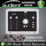 Audient iD22 10 in 14 out USB Audio Interface with Advanced Monitoring (iD 22 iD-22)