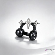 [Jonsunyuer] Earphone Fixing Clip Shining Star Alloy Design Anti-Lost Custom Free Clip for Fitness W