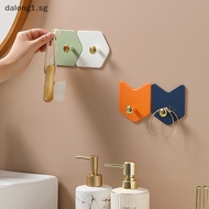 [dalong1] Arrow Shap Key Bag Holder Practical Strong Load-Bearing Traceless Door Hook Wall Mounted Punch Free Wall Hook [SG]