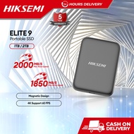 HIKSEMI ELITE9 SSD 1TB 2TB Magnetic Hard Drive Portable External SSD for iPhone and Android Laptop