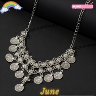 JUNE1 Coin Necklace, Bohemian Style Vintage Tassel Necklace, Multipurpose Versatile Bohemian Necklac