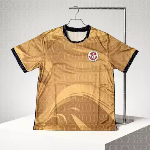 New 2026 Tunisia Football Jersey Unisex Summer Breathable Quick Dry Family matching Sport T-shirt Fa