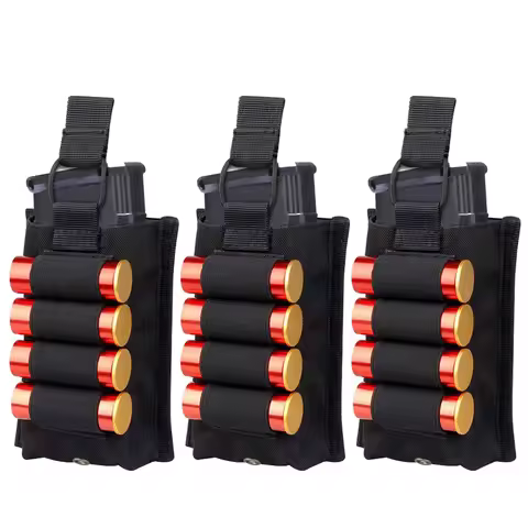 3pcs Tactical Molle Single Mag Pouch Rifle Magazine Pouch for M4 M16 AR15 G36 5.56mm Magazines Holde