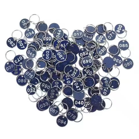 100Pcs Key Tags Number From 1 To 100 Sauna Storage Number Tags Bathroom Number Plate Number Plate Al