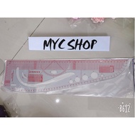 Flexible curved ruler model 2