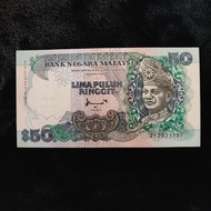 Malaysia Series 7 Rm50 First Prefix ZY , AUNC Condition ,Ahmad Don Banknotes