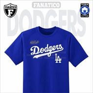 FANATICO MLB LA Dodgers Baseball Shirt Los Angeles Baseball Shirt LA Dodgers Shirt LA Baseball Shirt