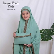 mukena anak fen fen (ANAK5-12TAHUN) micro renda bordir anak tanggung