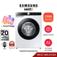 Samsung 9.5KG Inverter Smart Front Load Washer (Auto Dispense) WW95T534DAE/FQ Washing Machine Mesin 