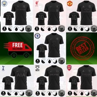 BLACKOUT EDITION FOOTBALL CLUB CUSTOM NAMA Baju Jersi Murah Men Women Harga Budget Badminton Joging Sukan Gym