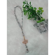 HALWA PEARL TASBIH SOUVENIR 33 & 99 GLOSSY CRYSTAL BEADS/WEDDING SOUVENIR/DONATION/40 DAYS/100 DAYS/