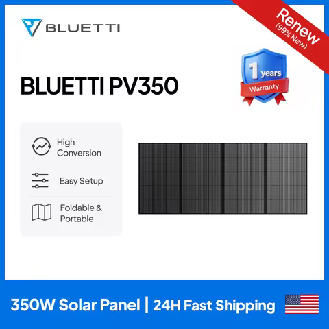 【Brand New】BLUETTI 350W Solar Panel Foldable Compatible With BLUETTI AC200P/AC200MAX/AC300/EB150/EB2
