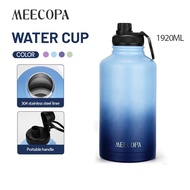 Sports Kettle 2000ml Stainless Steel Large Capacity Hot Water Cup Outdoor Color Water Bottle